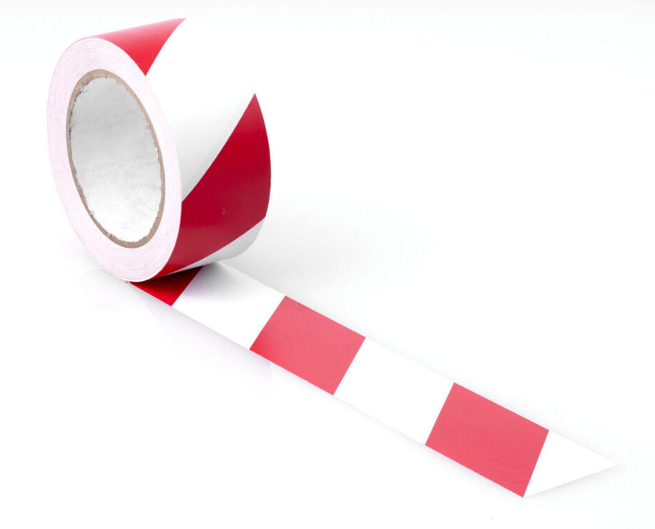 Red & White Caution Tape – High-Visibility Hazard Marking