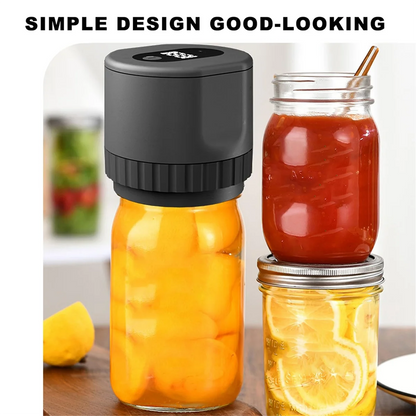 Electric Jar Vacuum Sealer – Airtight Food Storage & Preservation